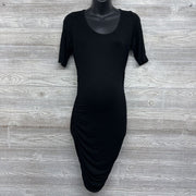 Rouched Bodycon Dress Solid Small
