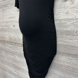 Rouched Bodycon Dress Solid Small