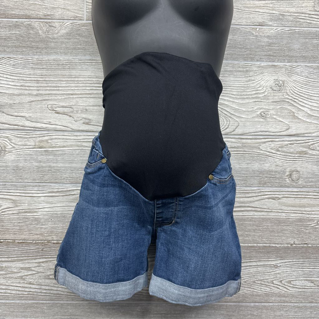 Full Panel Denim Shorts 8/Medium