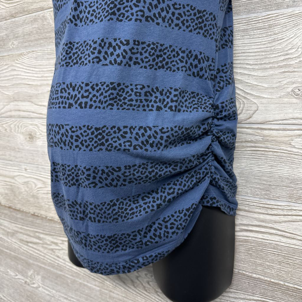 Clip Down Nursing Tank Top Animal Print Stripes Medium