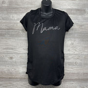 Ruched Shirt Rhinestone Mama M/L