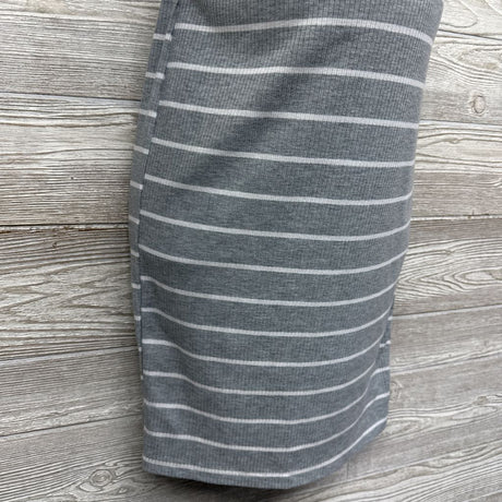 Striped Ruched Sleeveless Dress Small