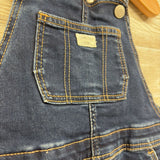 Knit Denim Overalls Cuffed 12-18M