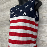 Ruched Tank Top Stars & Stripes Medium