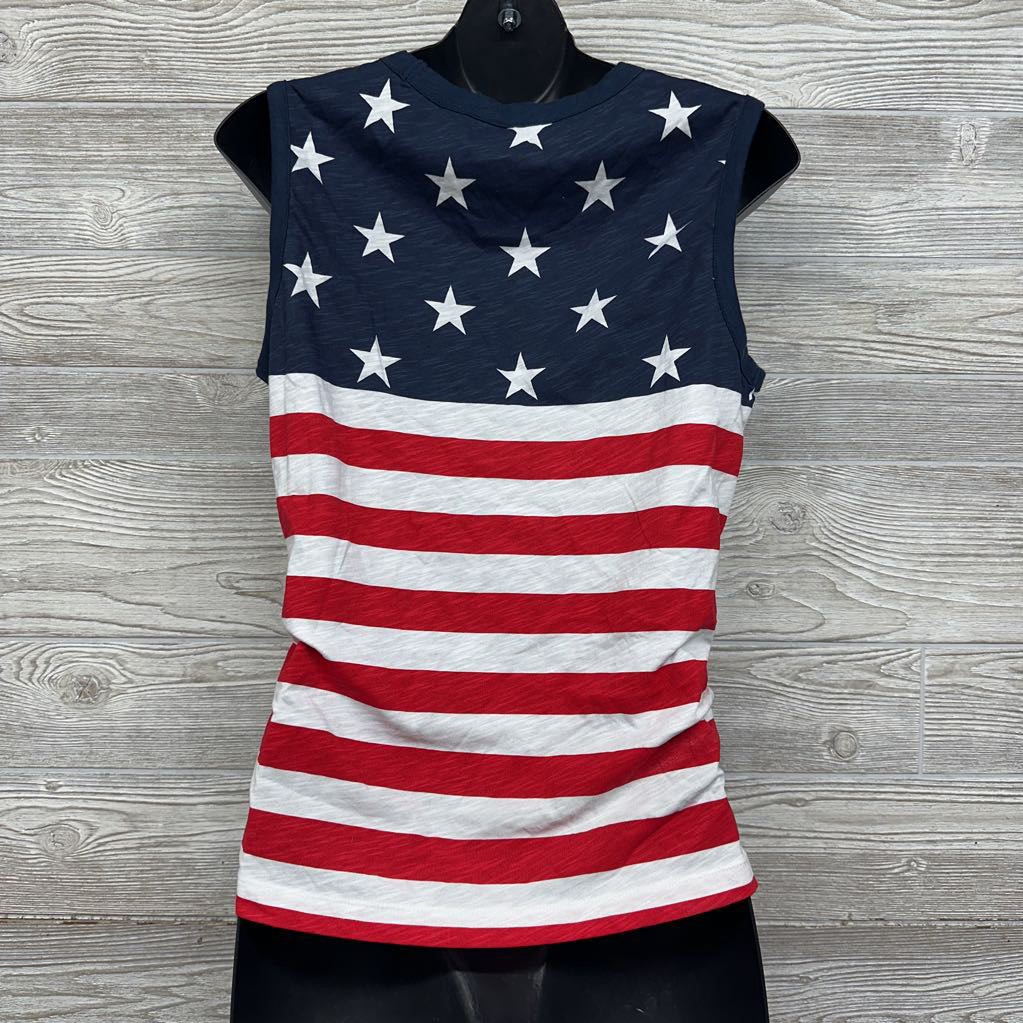Ruched Tank Top Stars & Stripes Medium