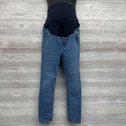 Cross Panel Skinny Jeans 10/Medium