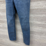 Cross Panel Skinny Jeans 10/Medium