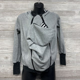 Fleece Kangaroo Pouch Convertible Jacket Small