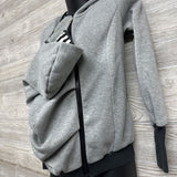 Fleece Kangaroo Pouch Convertible Jacket Small
