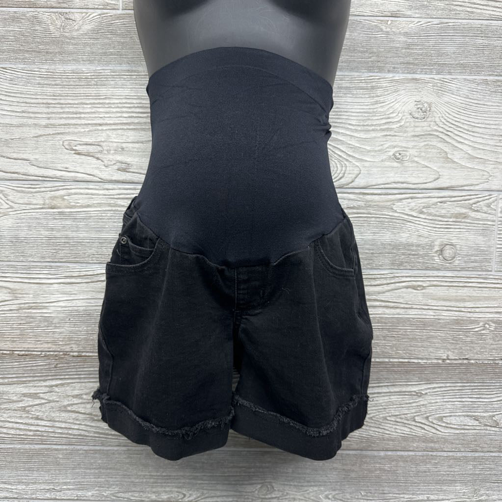 Full Panel Denim Shorts Ripped 10/Medium