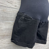 Full Panel Denim Shorts Ripped 10/Medium