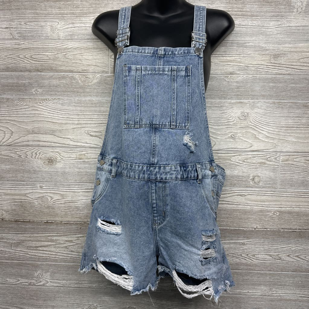 Denim Shortalls Large