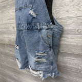 Denim Shortalls Large