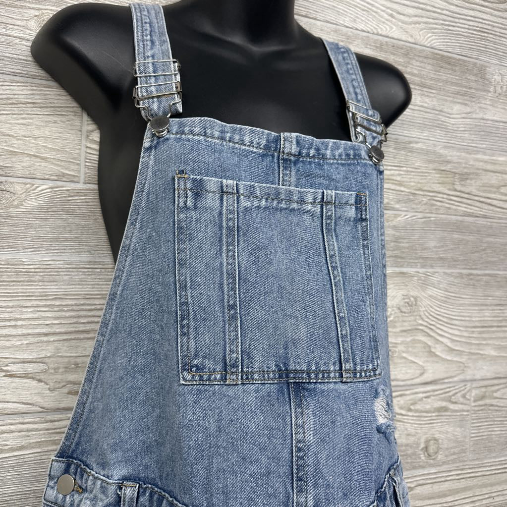 Denim Shortalls Large