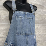 Denim Shortalls Large