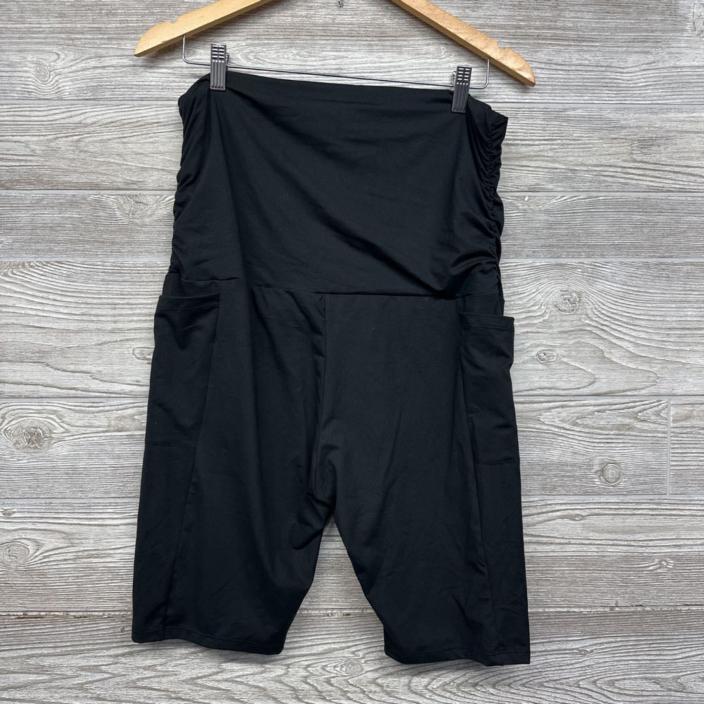 Full Panel Bike Shorts W/ Pockets XL