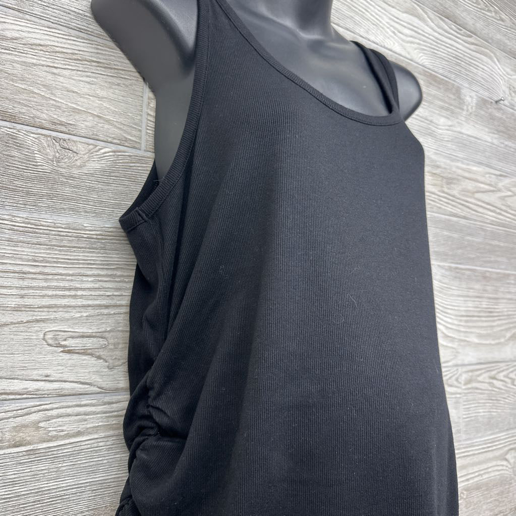 Ruched Ribbed Tank Top XXL
