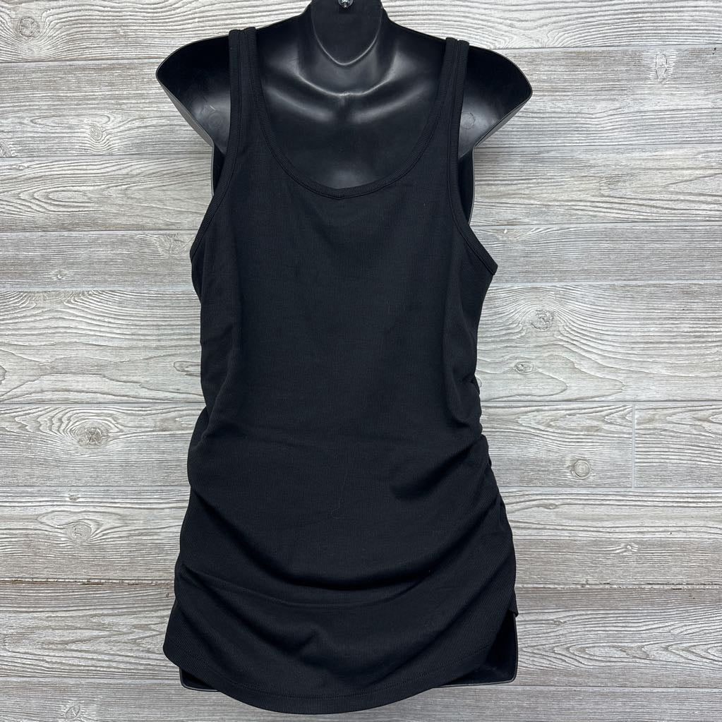 Ruched Ribbed Tank Top XXL