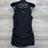 Ruched Ribbed Tank Top XXL