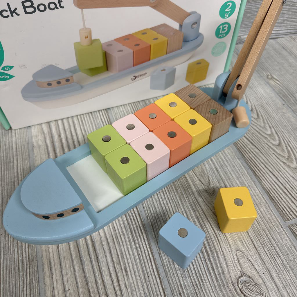 Magnetic Block Boat