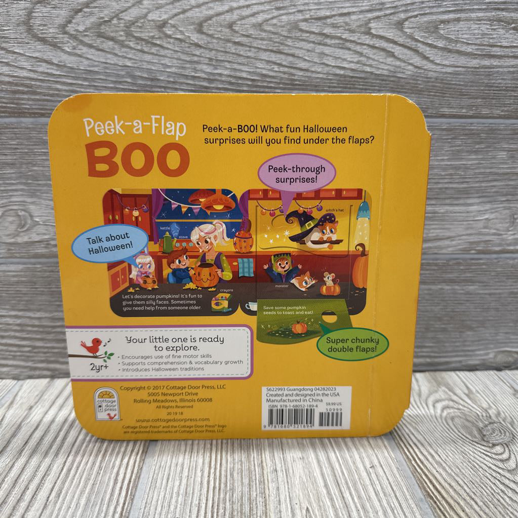 Peek-a-Flap Book Board Book