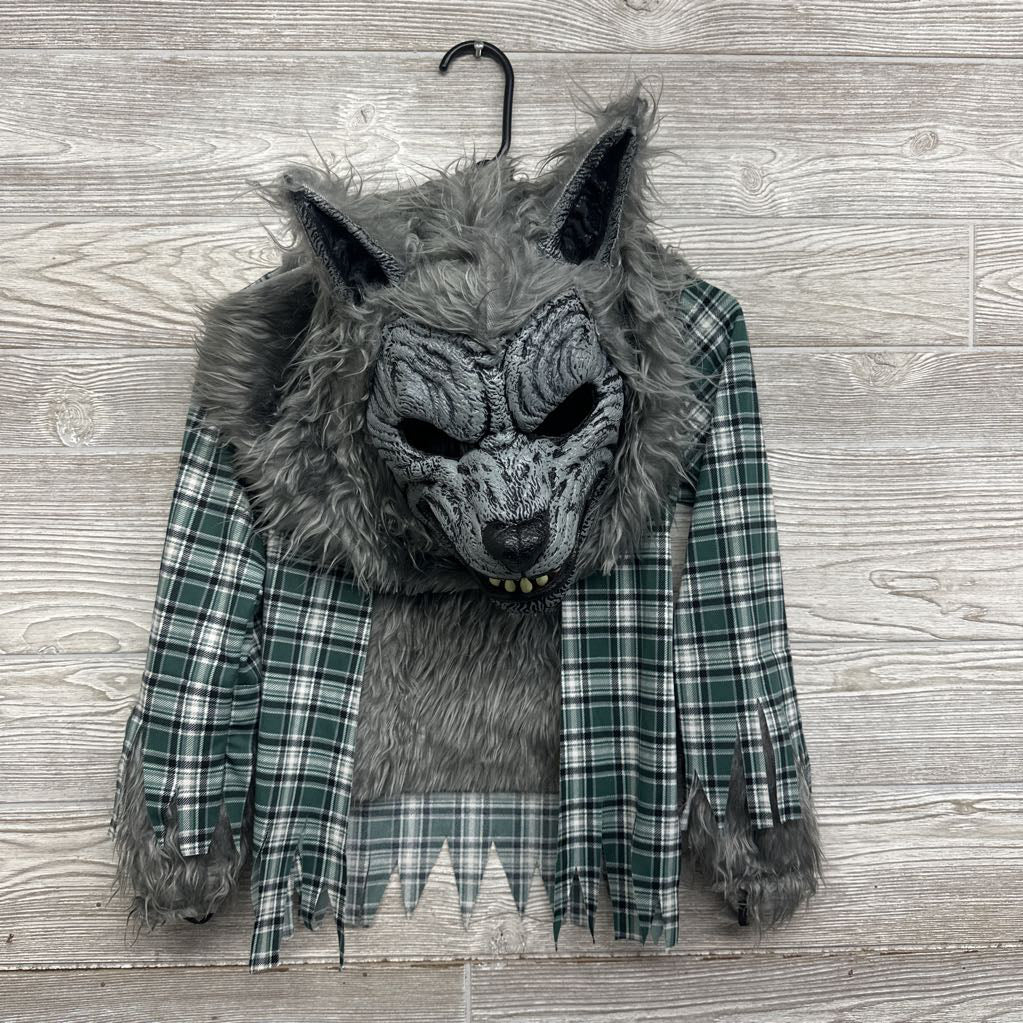Werewolf Costume Shirt, Claw Paws & Mask