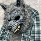 Werewolf Costume Shirt, Claw Paws & Mask