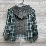 Werewolf Costume Shirt, Claw Paws & Mask