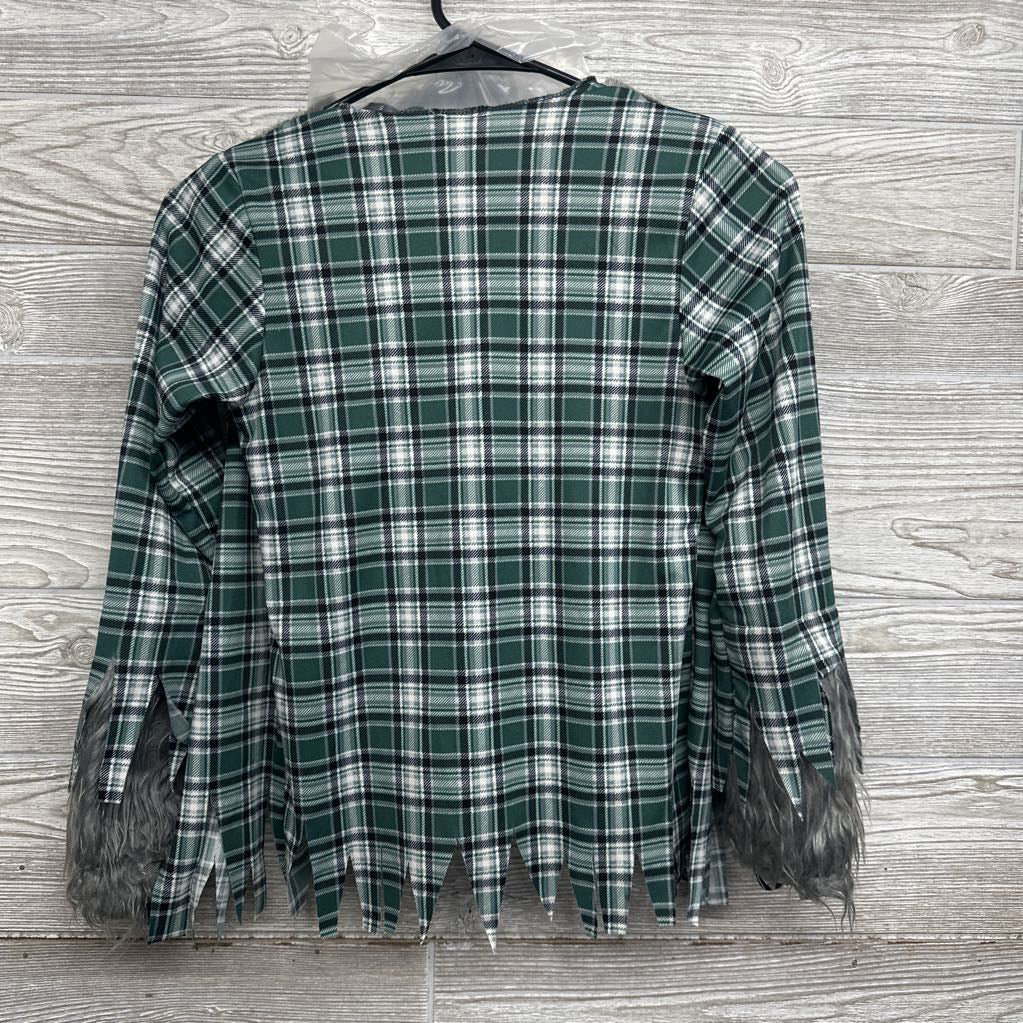 Werewolf Costume Shirt, Claw Paws & Mask