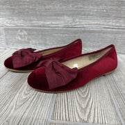 Crushed Velvet Flats Bow 1y