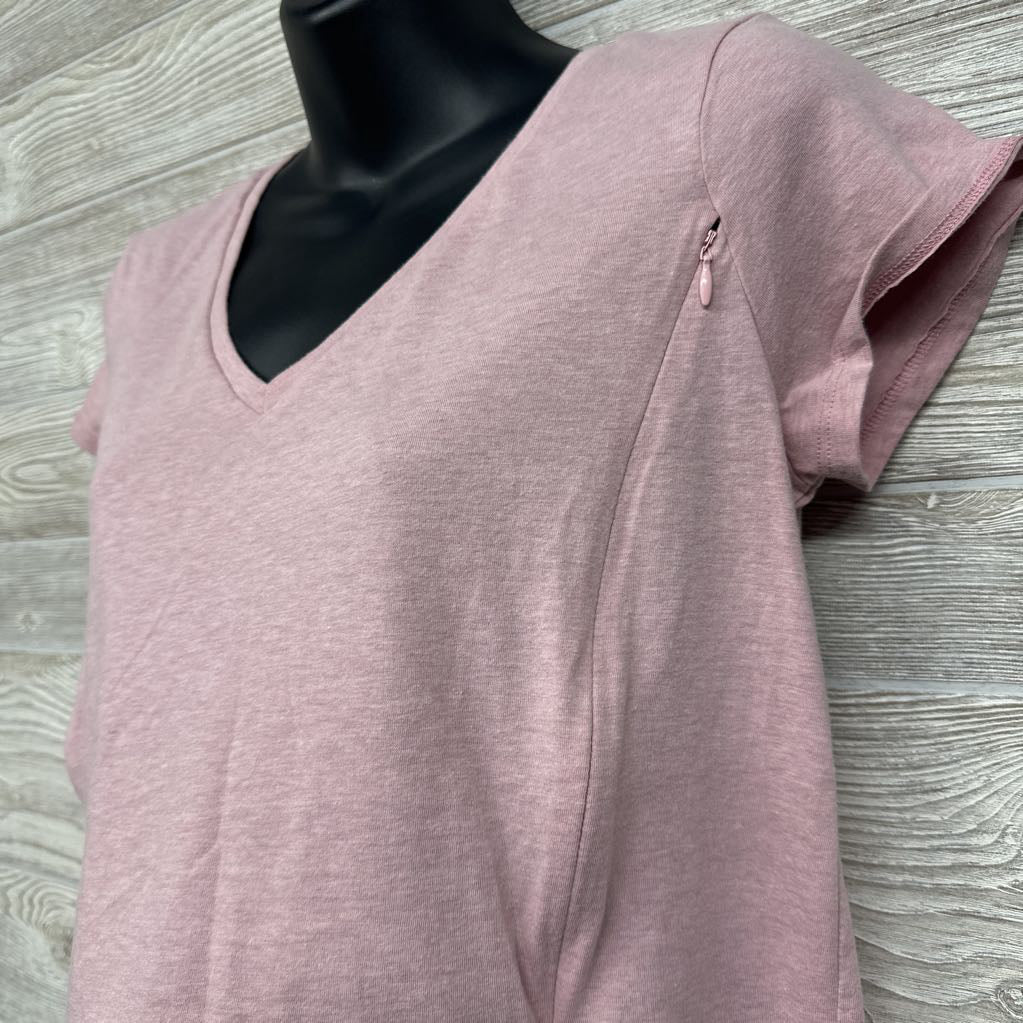 Side Zip Nursing Shirt Medium