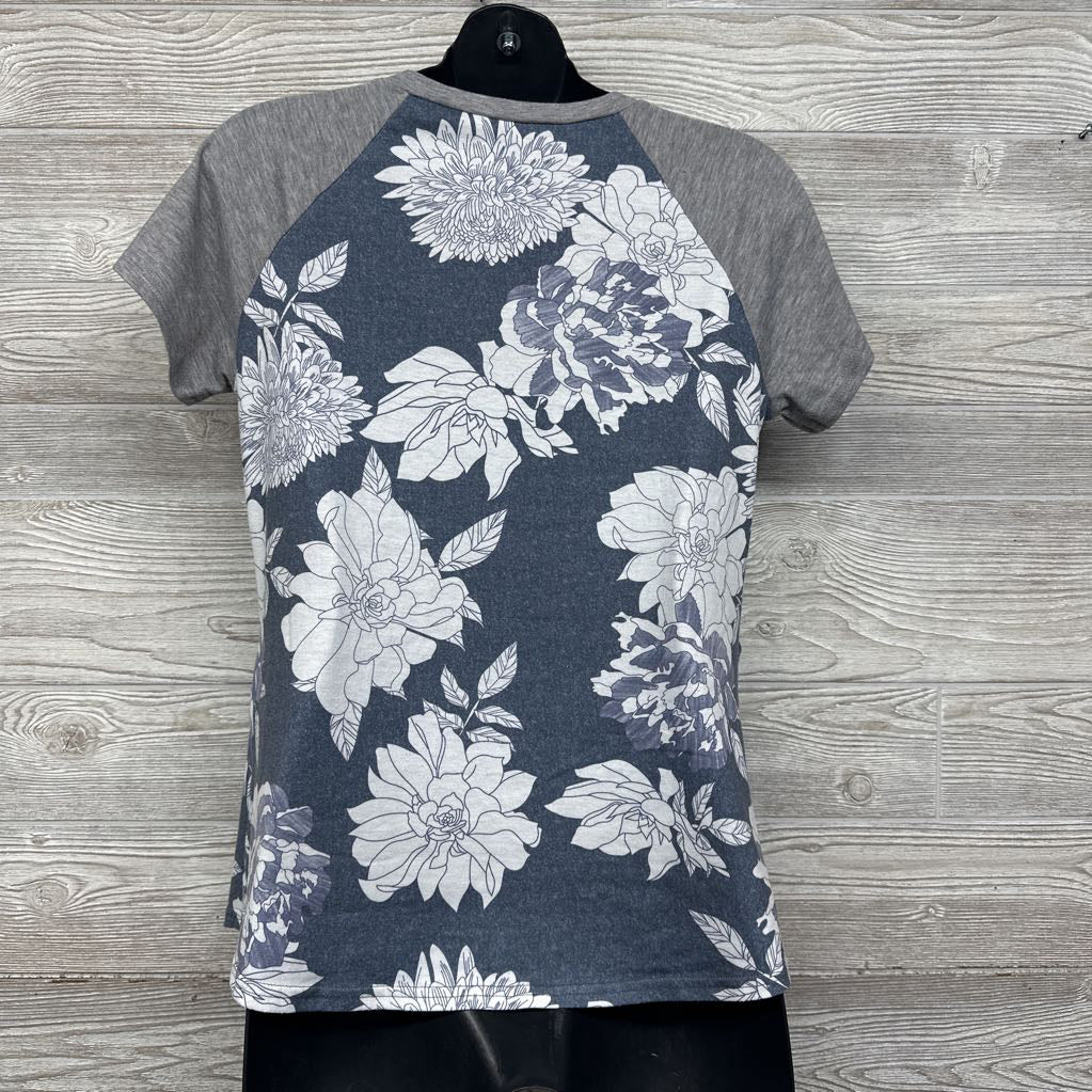 Nursing Shirt Flowers Medium