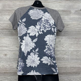 Nursing Shirt Flowers Medium