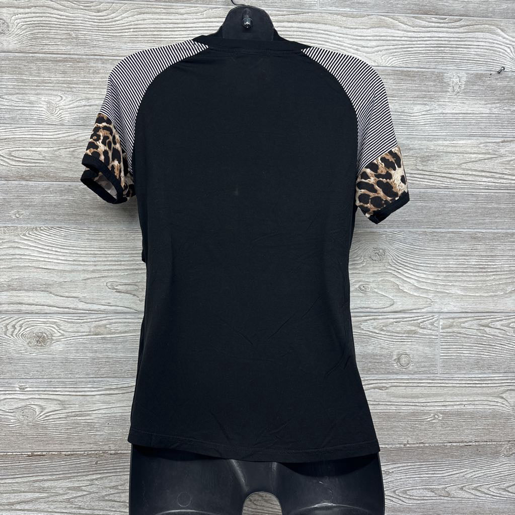 Nursing Shirt Stripes Sleeves Medium