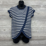 French Terry Nursing Shirt Stripes Small