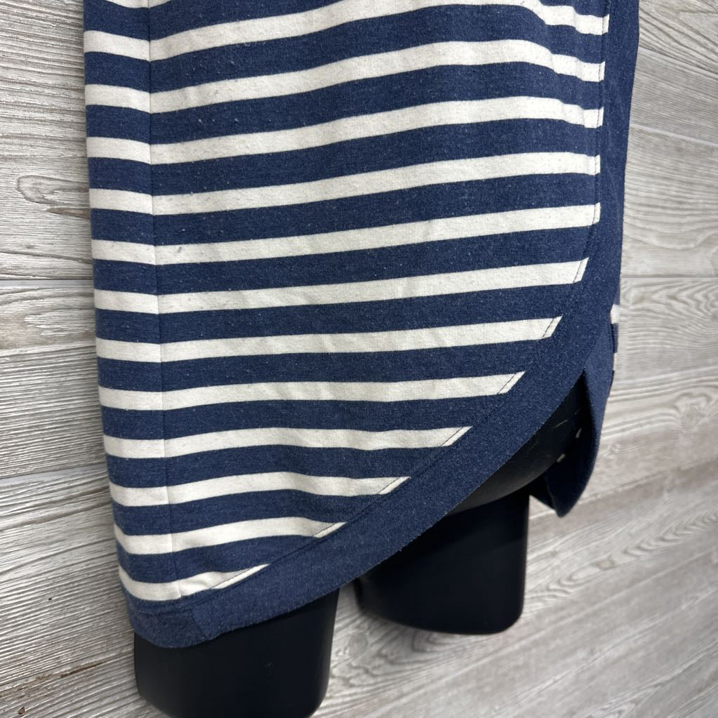 French Terry Nursing Shirt Stripes Small