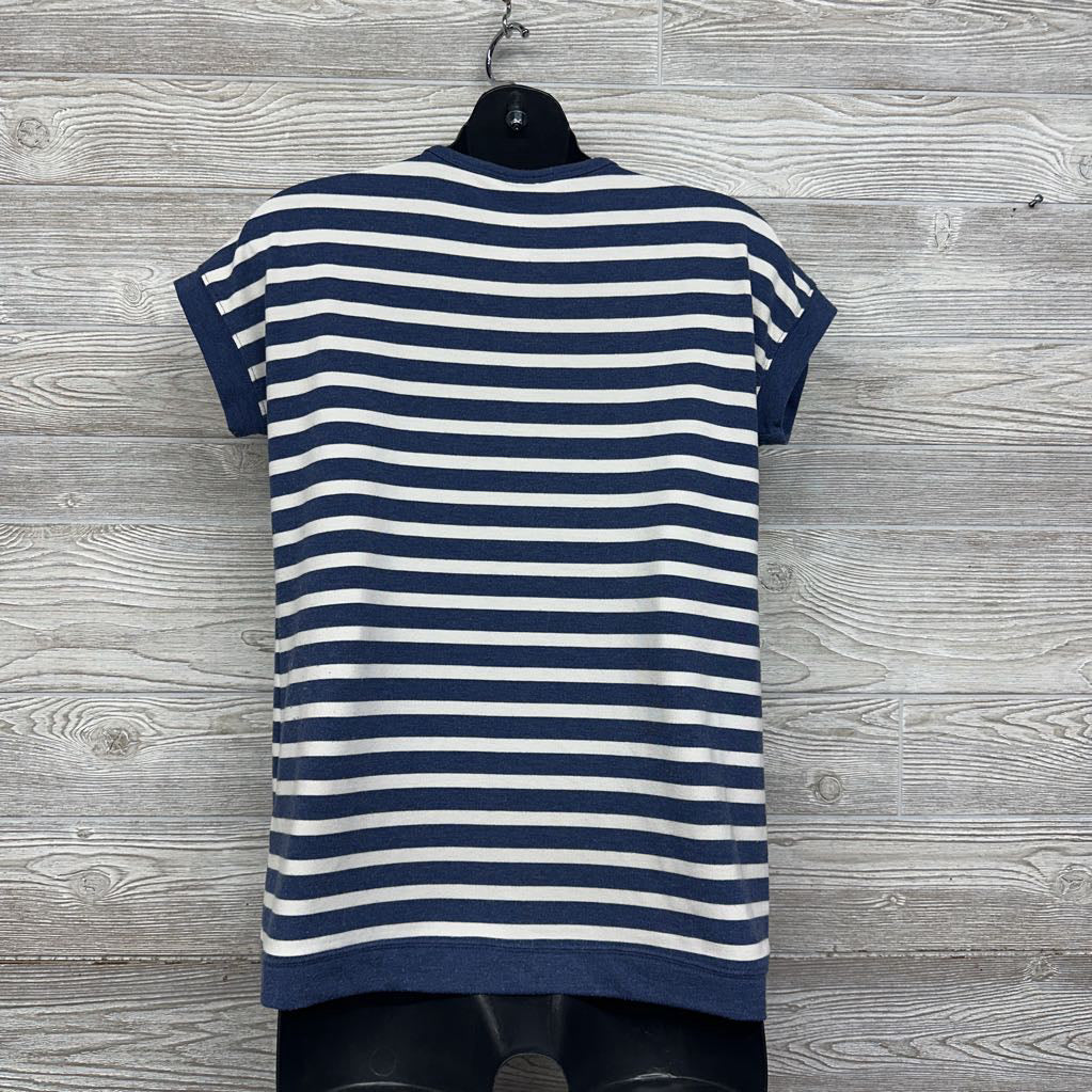 French Terry Nursing Shirt Stripes Small