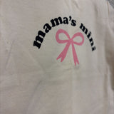 Shirt Mama's Mini Bow 6-9M