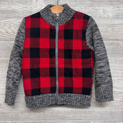 Sweater Jacket Buffalo Plaid 3t