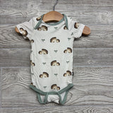 Bamboo Bodysuit Hedgehogs 0-3M