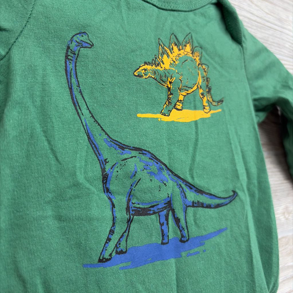 LS Bodysuit Dinosaurs 0-3M