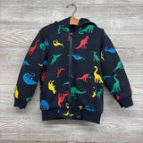 Plush Lined Jacket Dinosaurs 4-5