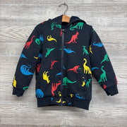 Plush Lined Jacket Dinosaurs 4-5
