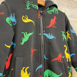 Plush Lined Jacket Dinosaurs 4-5