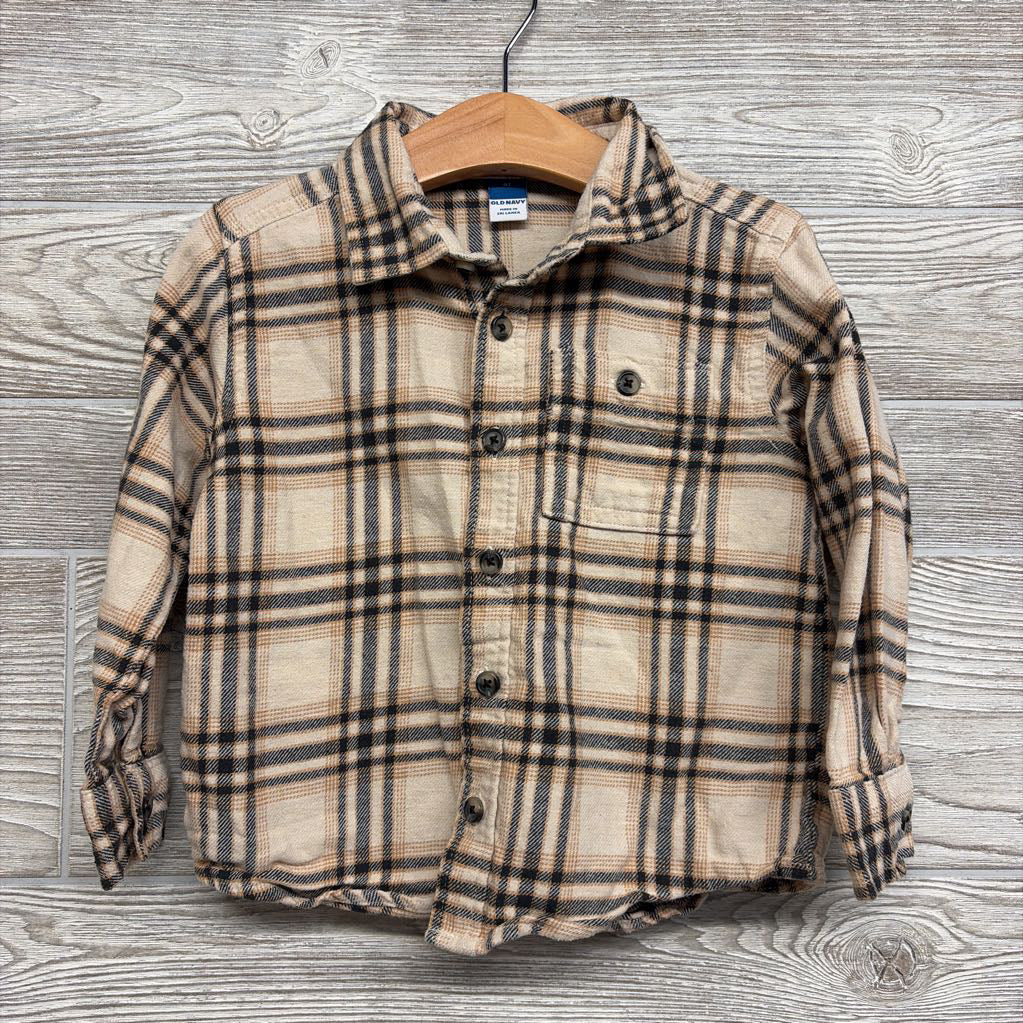 Plaid Button Up Shirt 4t