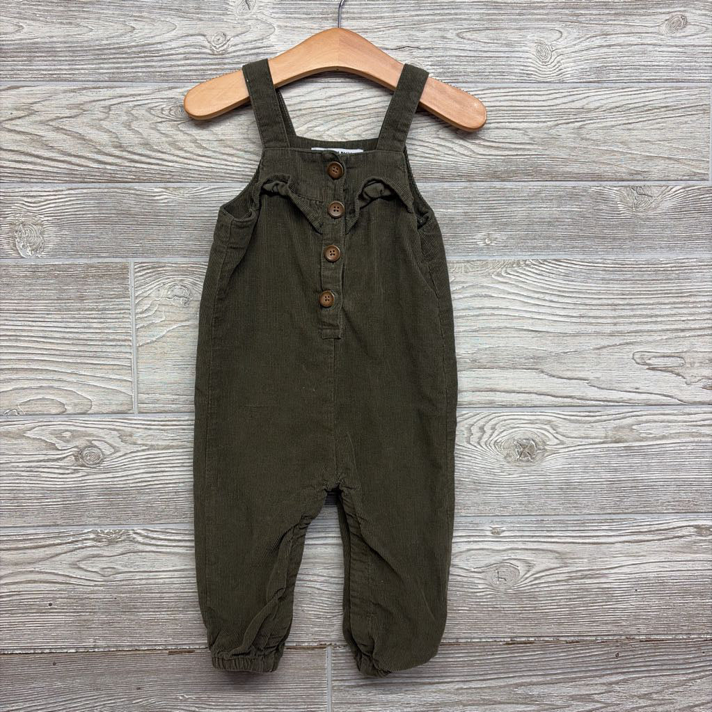 Corduroy Overalls Ruffles 12-18M