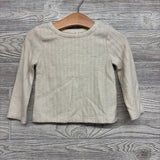 Ribbed LS Shirt Glitter Stripes 18M