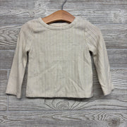 Ribbed LS Shirt Glitter Stripes 18M