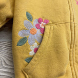 Full Zip Hoodie Flowers 12-18M