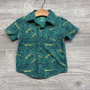 SS Button Up Shirt Lizzards 18M